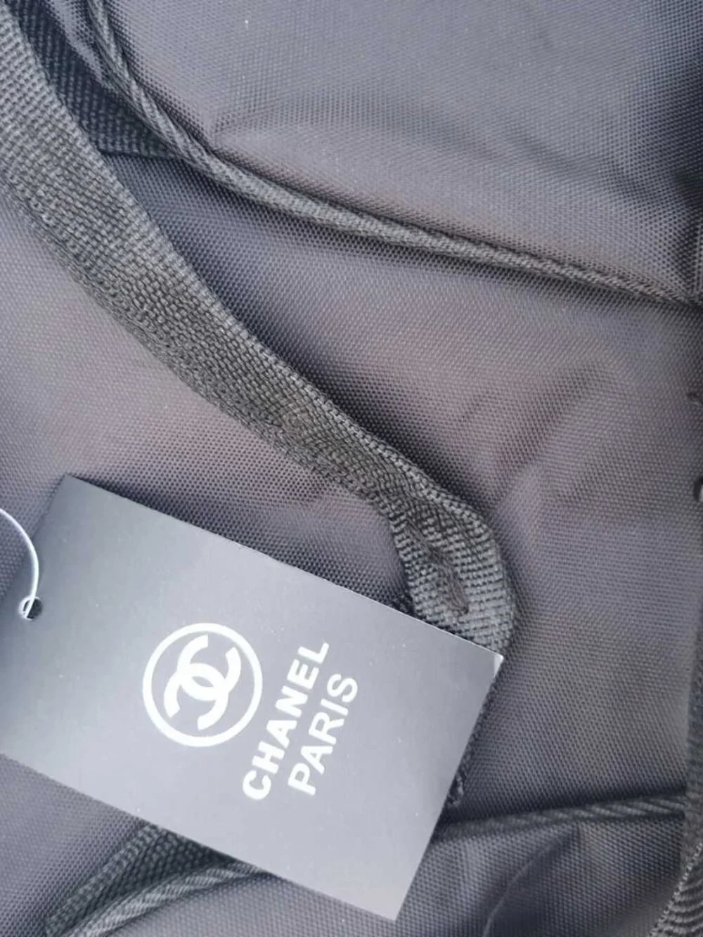 Chanel Black White Travel Duffel Bag Unisex Casual Gym Weekend Accessory Gift